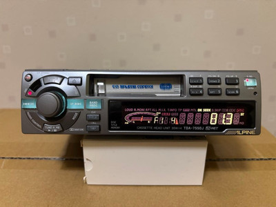 Alpine TDA-7550J 1DIN Kassette Autoradio Radio getestet ausgezeichnet Japan