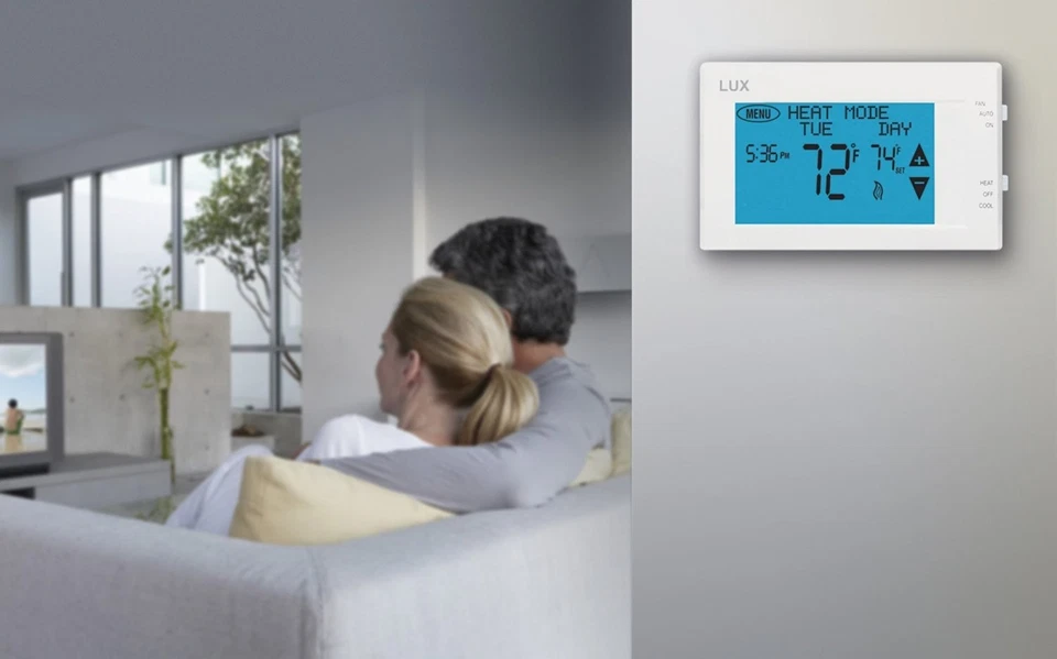 Products TX9600TS Programmable Large Touchscreen Heating Cooling Thermostat, ... - Image 2 of 4