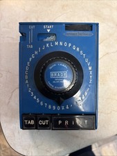 Vintage Brady Tape Embosser Writer Rare Table...