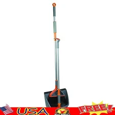 Upright Broom Dustpan Set Multi-Surface Cleaning Compact Handle Easy Storage New