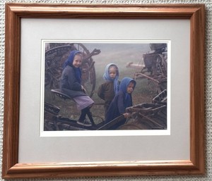 Lot Of 9 Bill Coleman Signed Amish Matted Photographs