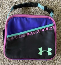 Jugend Under Armour lila schwarz Brotdose stabiler Einsatz