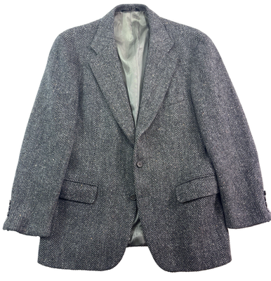 Vtg 90s Polo Ralph Lauren 40S herringbone fleck tweed blazer Vtg 90s Polo Ralph Lauren 40S herringbone fleck tweed blazer