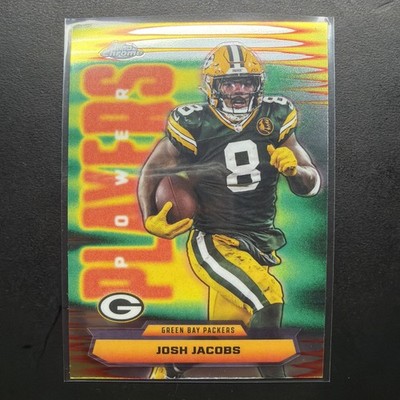 Topps Chrome 2025 Power Players Josh Jacobs Green Bay Packers Card #PP-20 NFL