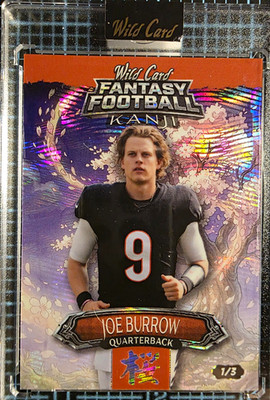 Wild Card 2026 Fantasy Football Kanji Joe Burrow FMKCPU2-JB 1/3