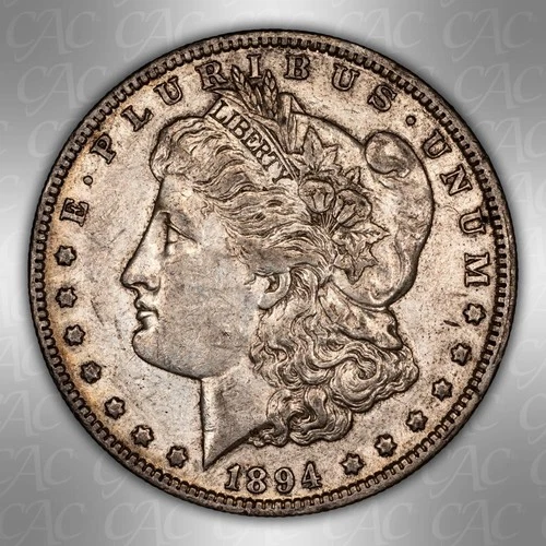 1894-O Morgan Dollar CACG XF-45 CAC - Some Luster Remains!