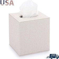 Stylish Tissue Box Cover Magnetic Closure Modern Home D cor Organizer Holder New