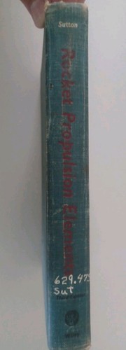 Rocket Propulsion Elements 3rd Edition by George P. Sutton 1963 EX LIBRARY - Picture 2 of 20