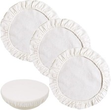 3 Pcs Sourdough Jar Covers Breathable Cloth for 9.05-9.84 Inch Jars White