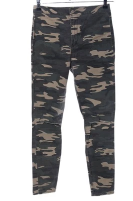 FOREVER 21 Tregging Dames Pantalon T EU 40 gris clair-noir-blanc cassé - Photo 1/4