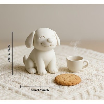 Moderne 3D-gedruckte Kätzchen Statue mit Schleife Design für Schreibtisch Rega