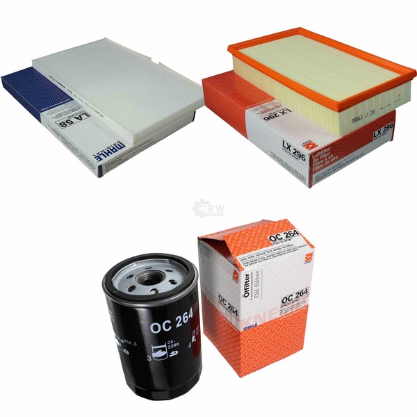 Mahle / Knecht Innenraumfilter LA 58 Luftfilter LX 296 ÖLfilter OC 264-image