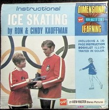 Instructional Ice Skating 3d View-Master 3 Reel Packet