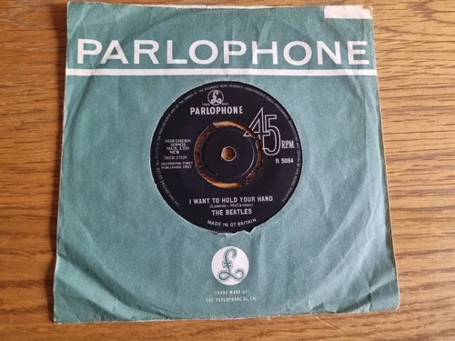 The Beatles - I Want To Hold Your Hand 1963 7" Vinyl Decca Contract Pressing