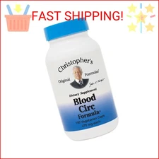 Dr. Christopher's Original Formulas Blood Circulation Formula Capsules, 475mg, 1