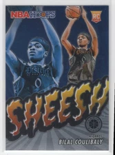 #14 Bilal Coulibaly 2023-24 Premium Stock Sheesh BASE RC Wizards