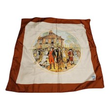 Vintage Scarf 1776 Bicentennial 26.5 X 25 Polyester