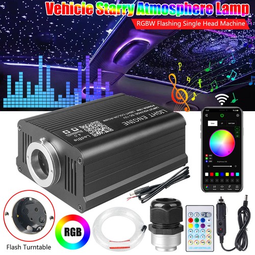 Auto RGBW LED 300-2800 Sternenhimmel Twinkle Meteor Lichtfaser Glasfaser Optik - Bild 33 von 67