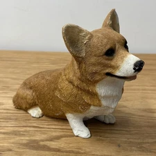 1989 Sandicast Welsh Corgi Pembroke Red #208 Dog Figure Sandra Brue Art