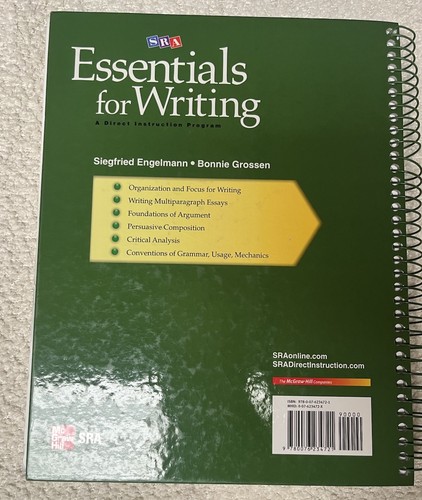 SRA Essentials For Writing Presentation Book & Textbook Set Direct Instruction - Bild 8 von 15