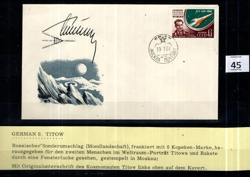 / RUSSIA 1964 - FDC - SIGNED - TITOV - SPACE