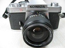 Konica AutoReflex T3 Film Camera Hexanon AR 35mm f2.8 Lens Tested 285