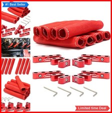 Spark Plug Heat Shield Protector 6 Inch 8 Pack Wire Separator 12pc 8mm 9mm 10mm Spark Plug Heat Shield Protector 6 Inch 8 Pack Wire Separator 12pc 8mm 9mm 10mm