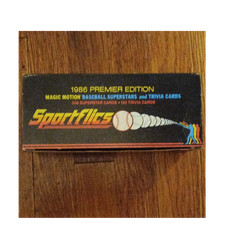 Sportflics 1986 Premier Edition MLB Baseball ...