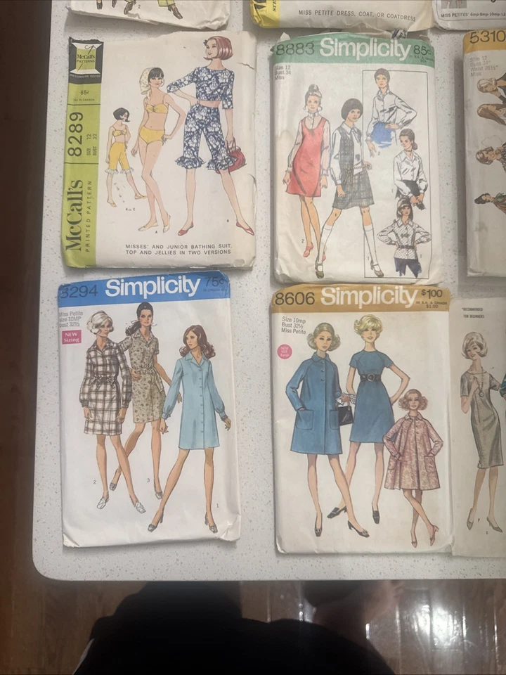Vtg. sewing pattern lot (30) 1960s And 1970s Simplicity Butterick McCalls/ Case - Image 2 of 4