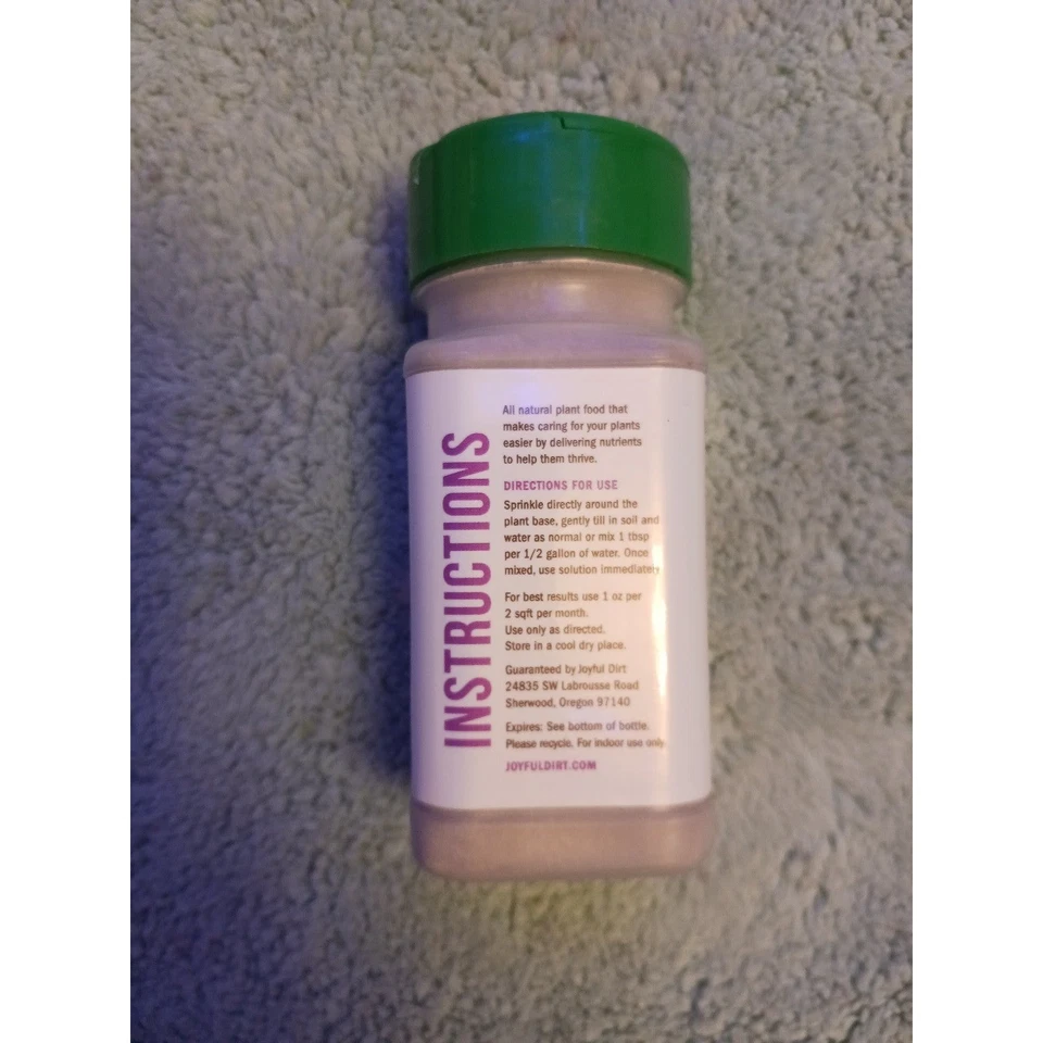 NUEVO superalimento y fertilizante para plantas de interior Joyful Dirt, concentrado premium orgánico Foto 2 de 4