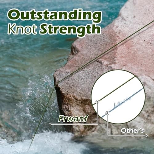 NEW Frwanf 8-Strand Braided PE Fishing Line 1000m Gray for Freshwater Salt - Image 5