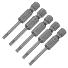 5PACK SL3 Magnetic Slotted Screwdriver Bits 3mm Flat Head Screwdriver Bit 2"