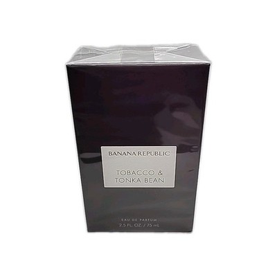 Banana Republic Tobacco & Tonka Bean 2.5 oz 75ml Eau De Parfum, New, Sealed Box.