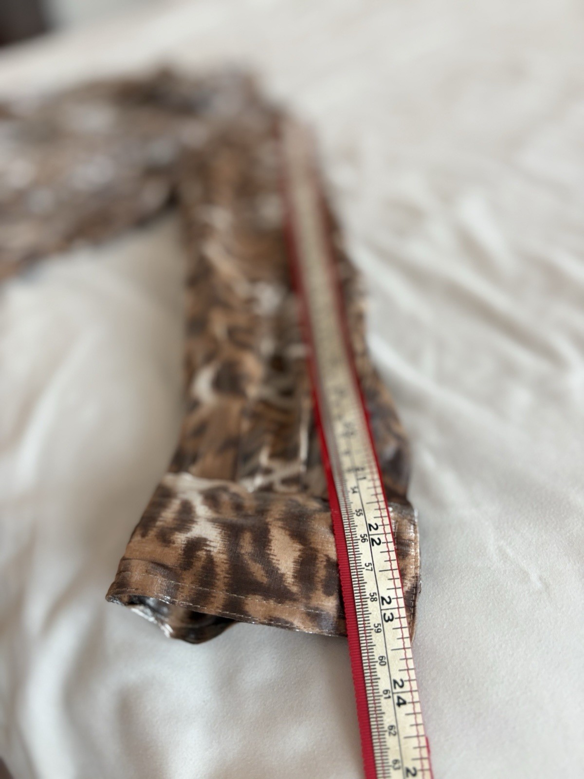 RUBY RD SIZE 8 WOMENS LEOPARD PRINT SHIMMERY SILK… - image 5