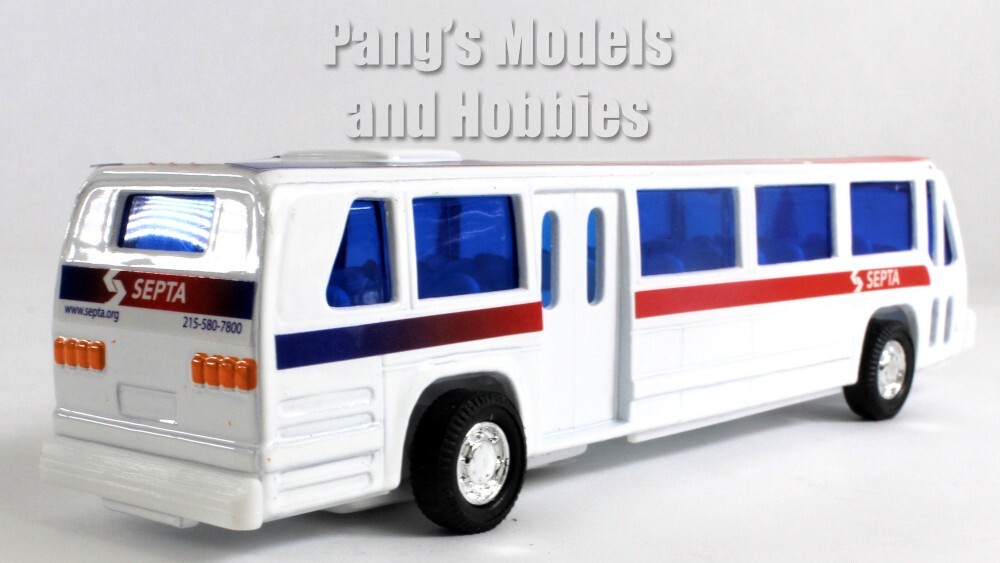 6 Inch SEPTA - Public Transportation Bus 1/64 Scale Diecast Model