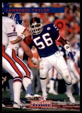 1992 PRO LINE LAWRENCE TAYLOR NEW YORK GIANTS #460