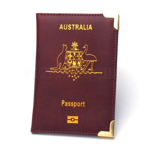 Passport Cover Holder Wallet Travel ID Case with Metal Copper Corners - Picture 9 of 9