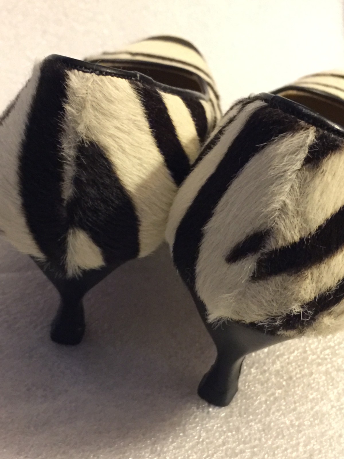 Vintage Martinez Valero shoes Pumps Leather Zebra Pattern and and and Fur 5e29d9 Vintage Martinez Valero shoes Pumps Leather Zebra Pattern and and and Fur 5e29d9