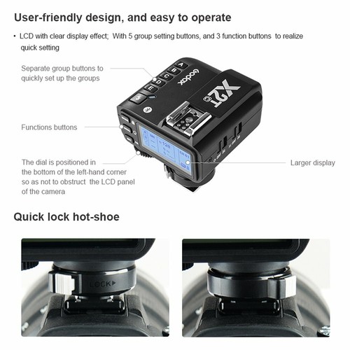 Teléfono inteligente teléfono inteligente Godox X2T-C Bluetooth cámara transmisor disparador F Canon - Imagen 3 de 10