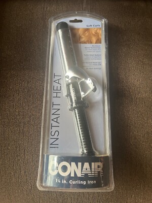 NIP - CONAIR INSTANT HEAT  CURLING IRON   1 1/4'' Heating Barrel Model CD82N