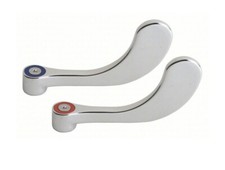 Chicago Faucet 317-PRJKCP Lever Handles Chrome Pair