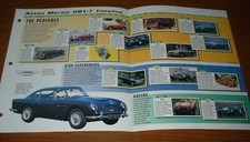 1948-99 History Of Aston Martin Brochure Db1 Db2 Db3 Db24 Db4 Db5 Db6 Db7