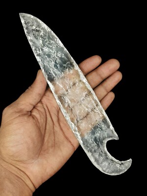10  Clear Quartz Crystal Glass Knife Handmade Dagger,Spiritual PrimitiveAthame,