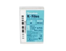 Kerr Sybron Endo Dental 30mm Stainless Steel K-files 6-file per box (all sizes)