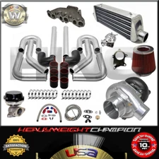 Turbo Kit T3/T4 for GOLF GTI JETTA PASSAT VR6 2.8 12V FMIC PK WG BOV Manifold BK