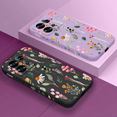 Handyhülle Für Xiaomi Redmi Note 13 12 11 Pro Poco X6 F6 Pro Blume Silikon Cover