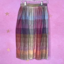 Vintage Bobbie Brooks Wool Blend A-line High Waist Skirt Size 13/14 NEW Rare