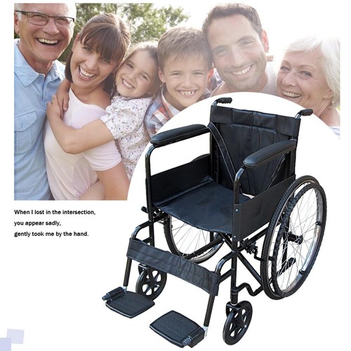 Folding All AID Wheelchair Footrest Self Propelled Lightweight Transit Comfort - Picture 34 of 44