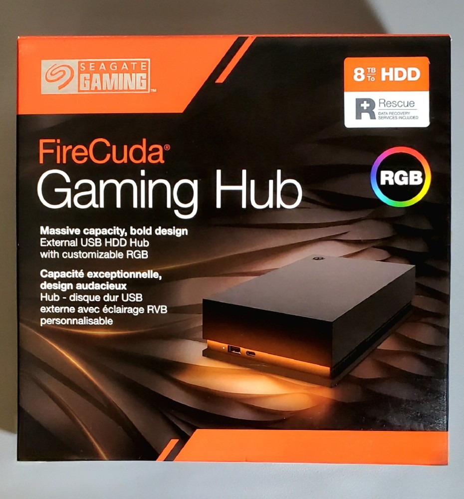Seagate FireCuda Gaming Hub 8TB HDD External HDD STKK8000400