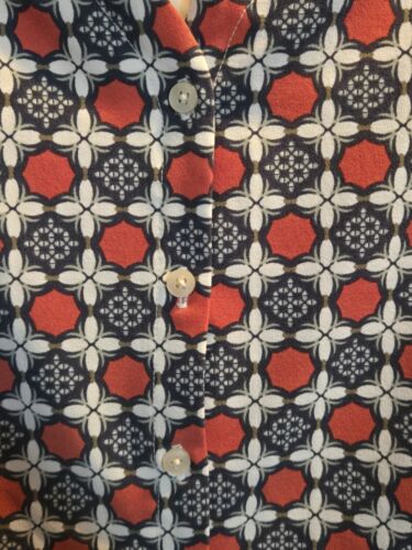 Banana Republic marineblau, rot und weiß Pattern Kleid mit Slipper Größe 2 - Bild 3 von 10